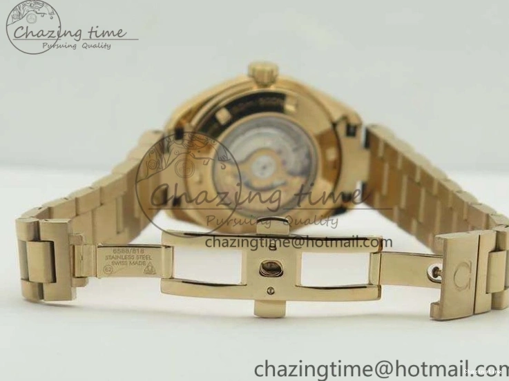 0317 Timeless Aqua Terra Ladies 35mm RG V6F Best Edition White MOP Dial On RG Bracelet A 8102